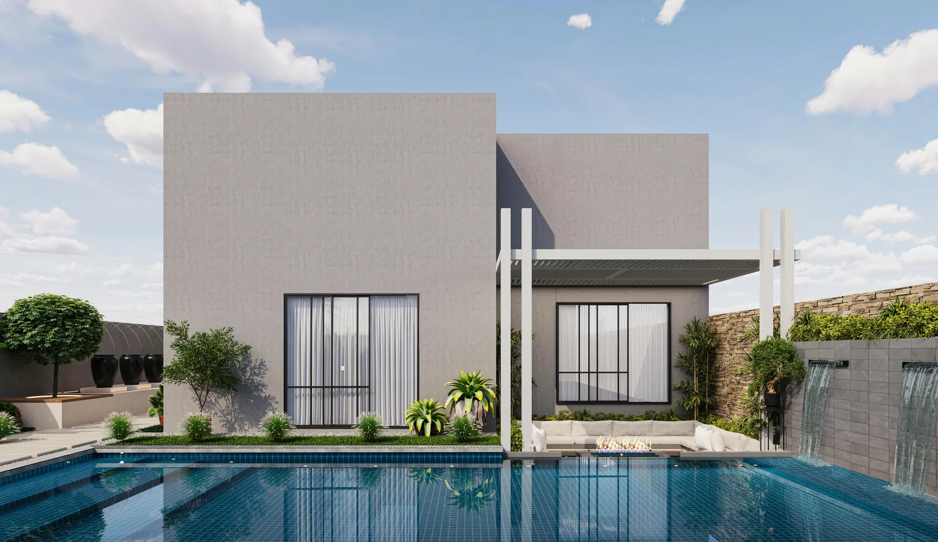 Biệt Thự Bê Tông Quận 9 — Hình 4